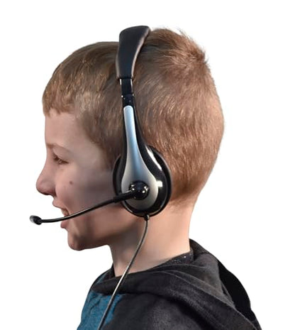 Califone Headset ON-Ear W/GOOSENECK Microphone - 3.5MM - Black NEOTECH 1025MT - Each