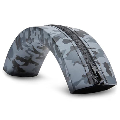 WC BandZ ATH - Upgraded Headband Cover for Audio Technica ATH M50X / M50XBT / M50 / M40X / M40 / M40FS / M30X / M30 / M20X / MSR7 by Wicked Cushions | Black Camo - color: Black Camo