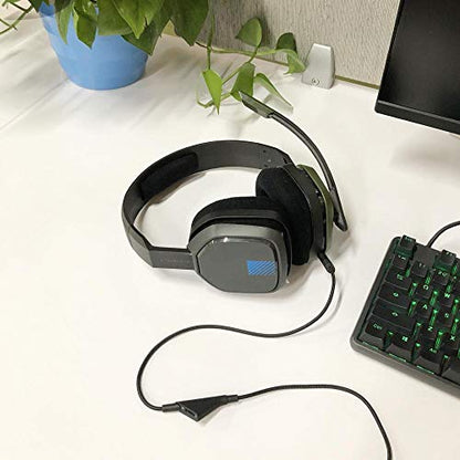 2M Volume Control Nylon Braided Cord for Astro A10 A40 Headsets | Inline Volume Control, 2 Meter Long, Nylon Braided, Compatible with Astro A10 A40 Headsets - size: 2M, style: Volume Control Function