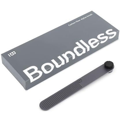 Boundless Audio Carbon Fiber Stylus Brush Anti-Static Record Needle Cleaner | Wool Bristles & Conductive Handle - Dust & Dirt Removal for All Styli & Cartridges - Gel-Free Cleaning Improves Vinyl Sound