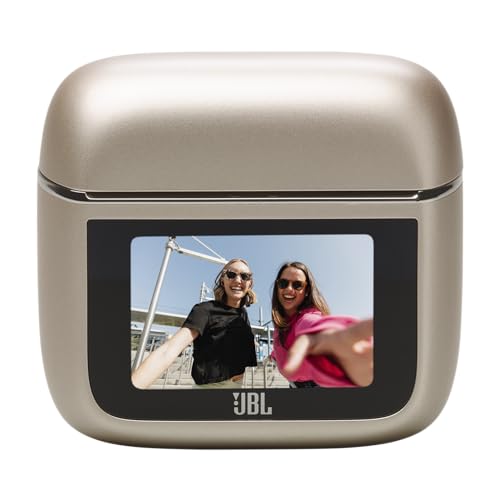 JBL Tour Pro 3 True Wireless Earbuds, Smart Noise Cancelling - Latte | Immersive Spatial Audio With Head Tracking, Dual Drivers, Hi-Res Sound, Bluetooth 5.3, Water Resistant For Travel And Work - color: Latte