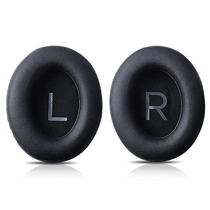 HUYUN Protein Leather Ear Pads Replacement for Bose Headphones 700, NCH700, NC700 Headphones Earpads, Headset Ear Cushion Repair Parts (Black) - color: Black