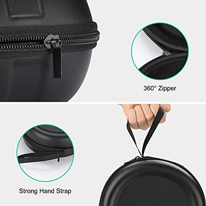 ProCase Hard Headphone Case Travel Bag for Sony WH-1000XM4, Beats Solo3, Bose QC, Hardshell EVA Carrying Case Headset Case with 2 Dust Covers - Black - color: Black