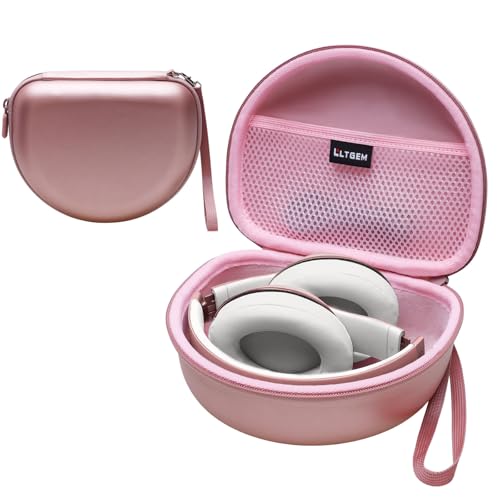 Case for Beats Studio Pro/Solo 4/Studio3/Solo3 Headphone Rose Gold | Hard Carrying Travel Case for Beats Studio Pro/Solo 4/Studio3/Solo3 Wireless Headphone - color: Rose Gold