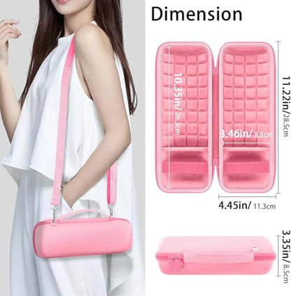 co2CREA Hard Travel Case for JBL Flip 7/6/5/4 Speaker, Pink - color: Pink Case