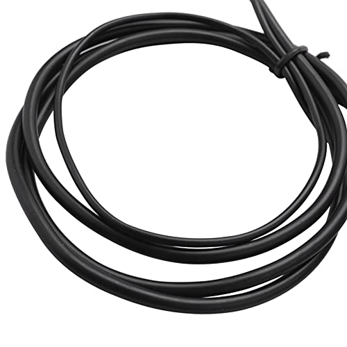 2 Pin Advanced D Shape Clip-Ear Ptt Headset Earpiece Mic 2 Way Radios GP88S GP300 GP68 GP2000 GP88 GP3188 CP040 CP1200 A8 A6 A10 A12, Black