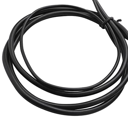 2 Pin Advanced D Shape Clip-Ear Ptt Headset Earpiece Mic 2 Way Radios GP88S GP300 GP68 GP2000 GP88 GP3188 CP040 CP1200 A8 A6 A10 A12, Black