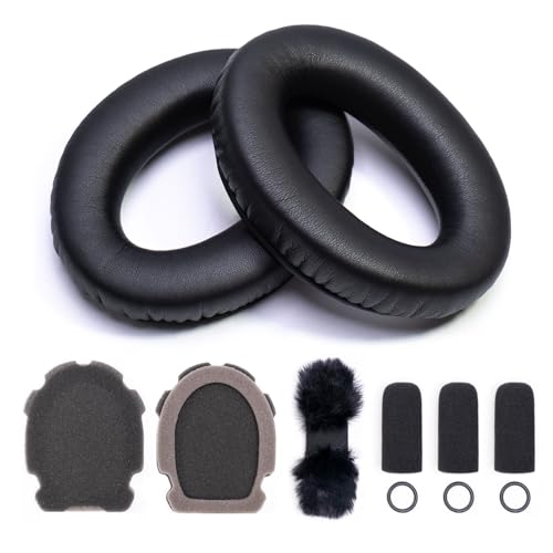 Renew Kit Ear Pads Cushion Mic Muff Windscreen Headband Pad Compatible with Bose A20 X A10 Aviation Headset Headphone