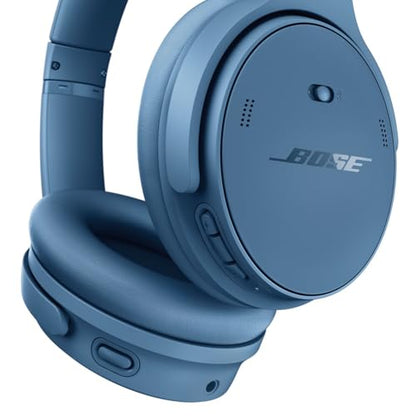 Bose QuietComfort Bluetooth Headphones, Wireless Headphones with Active Over Ear Noise Cancelling and Mic, Deep Bass, Up to 24 Hours of Playtime, Blue Dusk - Limited Edition Color - color: Blue Dusk