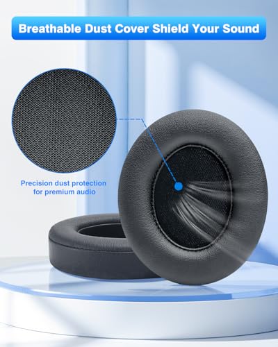 FEYCH Replacement Ear Pads for Beats Studio 3 & Studio 2 Wireless Over Ear Headphone - color: Titanium