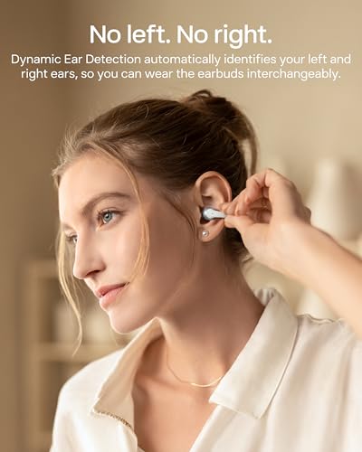 SHOKZ OpenDots 2 Open-Ear Clip-On Earbuds, Grey, Dolby Audio, 3 Mics | Enhanced Dolby Audio with deep bass, Bluetooth 6.1, 40h battery, IP57, 3 mics, wireless, for everyday use & sports - color: Grey