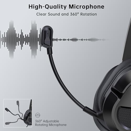 AOC Wired Gaming Headset for Xbox Series X, Xbox Series S/One, PS5, PS5 Pro | Clear Mic, Stereo Bass, 79in Cable, in-Line Controls, 207g Lightweight, Soft Earmuffs, Gaming Headphones with 3.5mm Jack, Red - color: Red