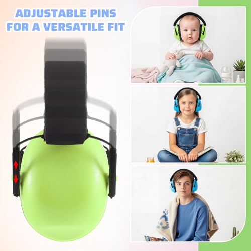 12 Pcs Kids Ear Protection Noise Cancelling Headphones Ear Muffs Bulk 27db Adult Noise Reduction Hearing Earmuff(Universal Fit (kids & Adults),Fresh Style) - size: Universal Fit (kids & Adults), style: Fresh Style