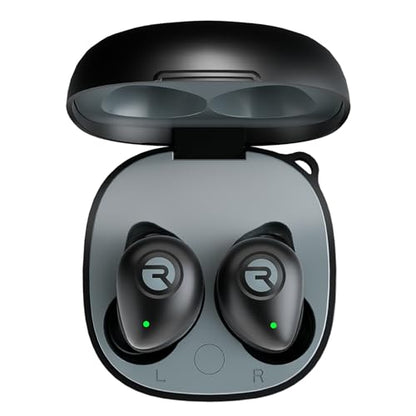 Raycon Fitness Bluetooth Wireless Earbuds + Microphone with Active Noise Canceling, Sweat & Water-Resistant Earphones, Running Headphones, Ear Buds Wireless Bluetooth 56 Hours Playtime (Black) - color: Black