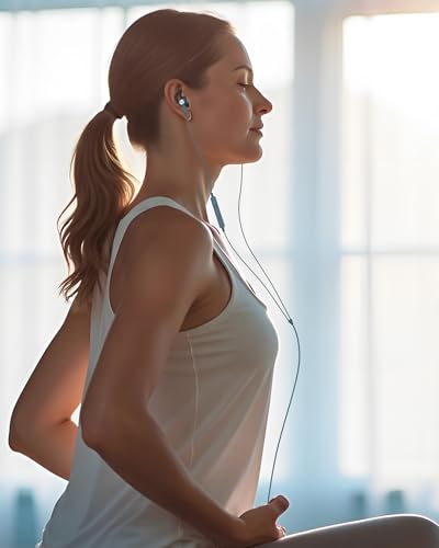 iMangoo for Apple Lightning Headphones MFi-Certified Wired Earbuds Blue