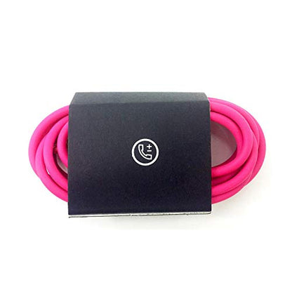 Replacement Audio Cable Cord Wire with in-line Microphone and Control Compatible with Beats Headphones Solo, Studio, Pro, Detox, Wireless, Mixr, Executive, Pill (Pink) - color: Pink