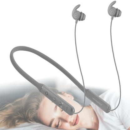 Lightweight Wireless Neckband Sleep Earbuds Side Sleeper Earpiece Superior Audio Quality 28-Hour Battery Life JY110-S2