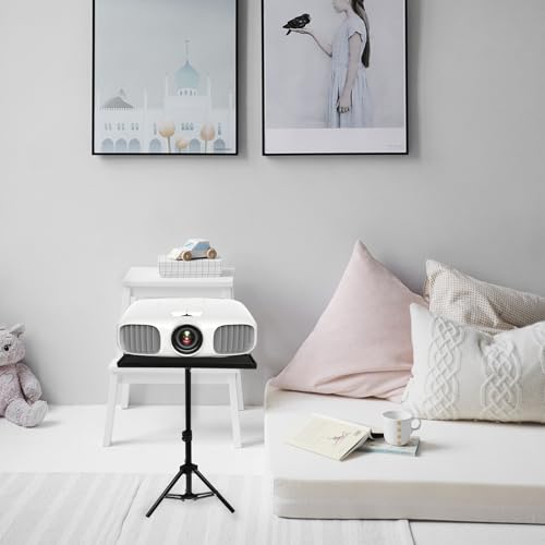 EXCEART Clamp-on Mic Stand Tray 9.44X6.88In Adjustable Sound Card Rack Holder for Live Broadcast Phone Camera Storage