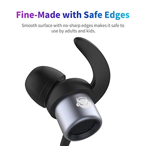 MINDBEAST Noise Cancelling Headphones Wired Earbuds with Microphone | Running Gaming Noise Cancelling Earbuds Wired with Case, Extra Bass For Sport Workout, Adult and Kids, In Ear Ear Bud 3.5mm