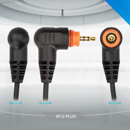 Arrowmax AEH1500-M12 G-Shape Style Braided Cable Earpiece Style in-line PTT Compatible with Motorola Two-Way Radios SL7550e SL7580 SL300 SL3500e SL4000 SL8550e SL1K TLK100 DLR110 Curve (10 Pieces) - size: 10 Pieces