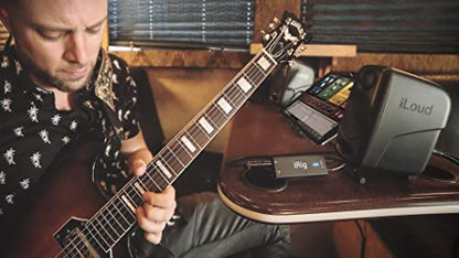 IK Multimedia iRig HD 2 guitar audio interface for iPhone, iPad, Mac, iOS and PC with USB-C, Lightning and USB cables and 24-bit, 96 kHz music recording - size: iRig HD 2