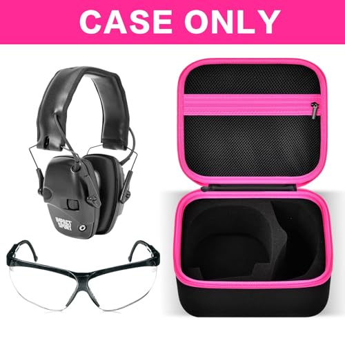 PAIYULE Case for Walker's Razor Slim Electronic Earmuffs/for Howard Leight Shooting Hunting Hearing Ear Protection