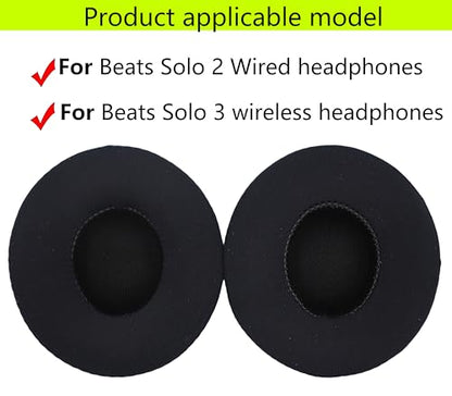 Replacement Ear Pads Compatible with Beats Solo3.0 Wireless Black - color: Ice/Black