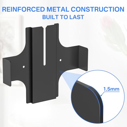 Slim Wall Mount for Sonos Amp Mount Bracket, Heavy Duty Steel Brakcet for Sonos Wireless Amplifier Installed Behind TV/Wall/Desk/ Mounting
