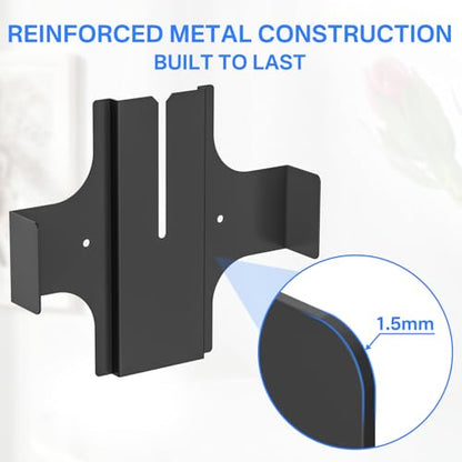 Slim Wall Mount for Sonos Amp Mount Bracket, Heavy Duty Steel Brakcet for Sonos Wireless Amplifier Installed Behind TV/Wall/Desk/ Mounting