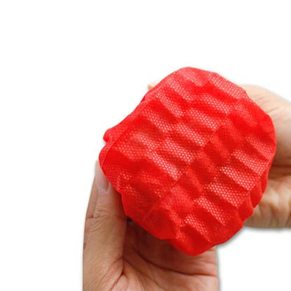50 Pcs (25 Pairs) Disposable Microphone Cover, Non-Woven Handheld Microphone Windscreen Protective Cap for Karaoke(Red,Yellow)