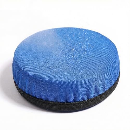 Stretchable Headphone Ear Pad Covers, 3 Pairs Washable Fabric, Universal Fit for Over the Ear Headphones, Noise Cancelling Headsets, Gaming, Workouts Protect from Sweat & Peeling (Blue, 3.54“-4.33”) - color: Blue