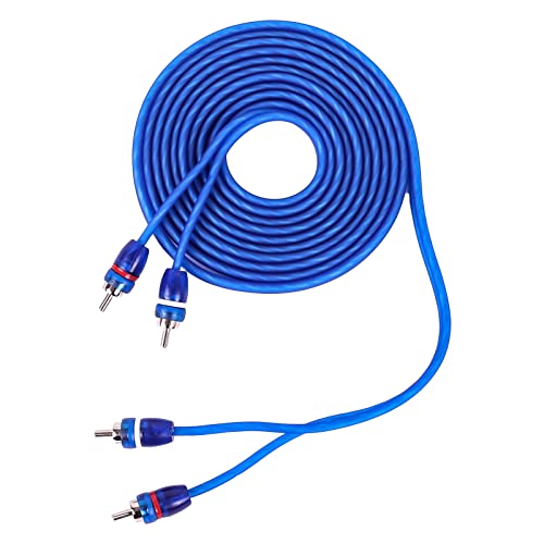 Skar Audio 9-Foot 2-Channel Twisted Pair RCA Interconnect Cable - SKAR2CH-RCA9 - size: 2 Channel-9 ft