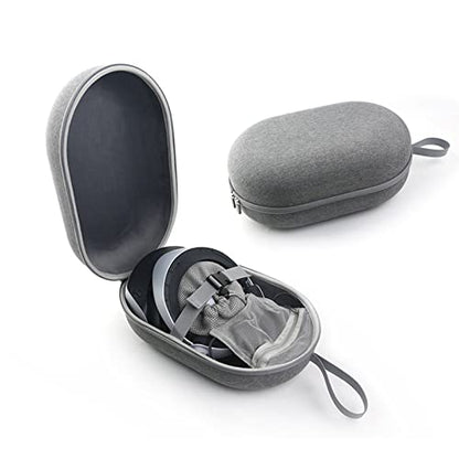 Protective Carrying Case Kit Compatible with PS-VR2, Portable Hard Storage Bag with Lens Covers,Mesh Storage Bag, Cable Tie for Headset and Touch Controllers Accessories