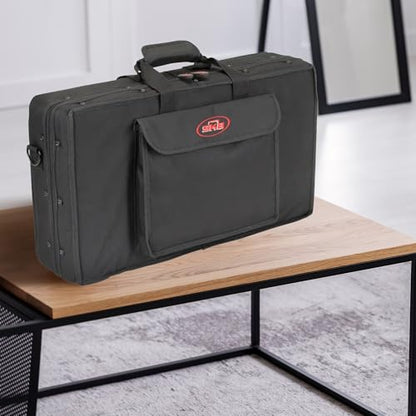 SKB 1SKB-SC2111 Foot Controller Soft Case (1SKBSC2111) | Rigid foam frame holds its shape, plush padded walls, doubles as a pedalboard bag, dual zippers, 21 inch carry strap