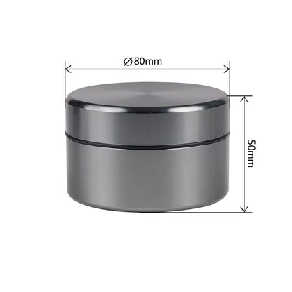 Soundlink Aluminum Alloy Earphone Case Waterproof in Ear Monitor Storage Box with Sponge Lining(Grey) - color: Grey