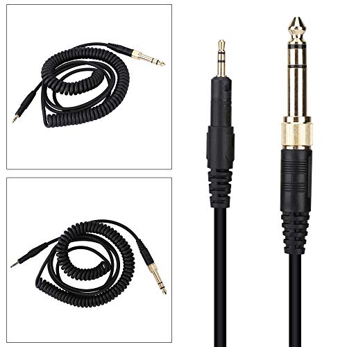 YUYTE Earphone Cable, Headphone 160CM Headphone Extended Cable for ATh M50x M40x M70x - Cord with GoldPlated Plugs for HighFidelity Sound