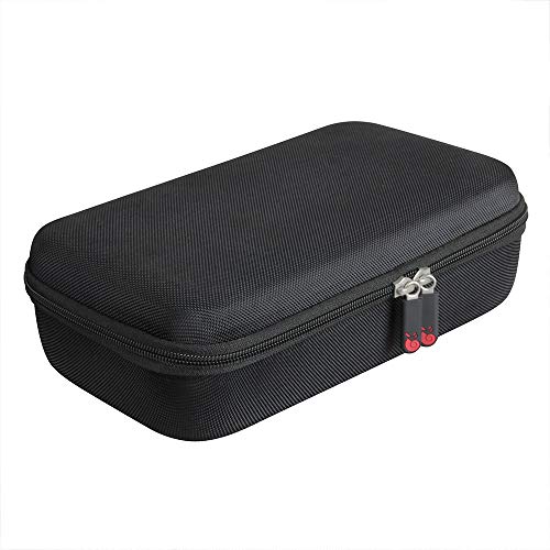 Hermitshell Hard Travel Case for JBL Wireless Two Microphone System with Dual-Channel Receiver (Black+Inner Orange) - color: Black+Inner Orange