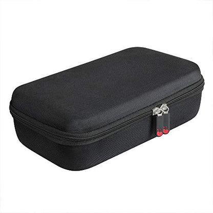 Hermitshell Hard Travel Case for JBL Wireless Two Microphone System with Dual-Channel Receiver (Black+Inner Orange) - color: Black+Inner Orange
