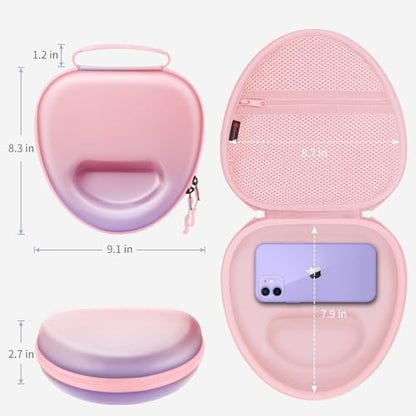 Fintie Hard Case for AirPods Max 2 (2026) and AirPods Max 1 (2024/2020) | Travel Carrying Storage Bag, Shockproof, Protective, Auto Wake/Sleep, Fantasy Ombre - color: fantasy ombre
