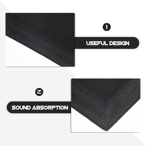 Noise Isolation Pad for Speaker Stand, Sound Reduction Foam Panel