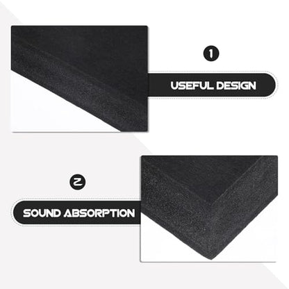 Noise Isolation Pad for Speaker Stand, Sound Reduction Foam Panel