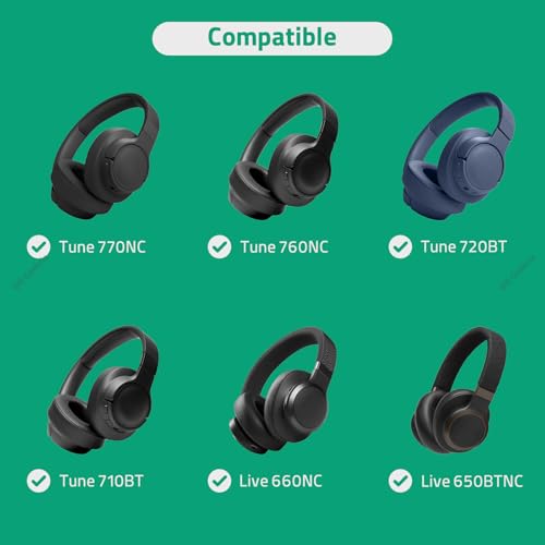 GEEKRIA Audio Cable Compatible with JBL 770NC/760NC, Live 660NC/500BT, Synchros S700/ S500/E50BT Headphones, 2.5mm to 3.5mm Replacement Stereo Cord (4 ft/1.2 m)
