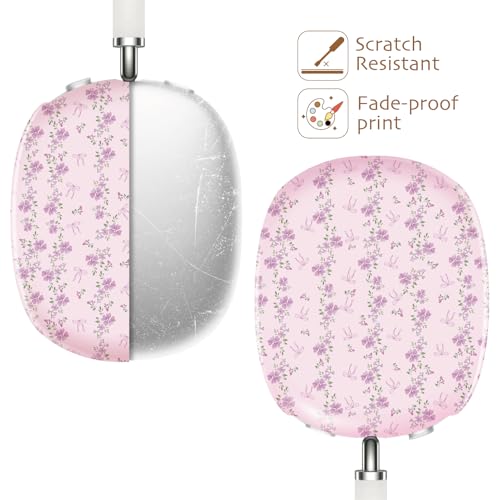 iBenzer Protective Case for AirPods Max Headphones, Ear Cups Cover for Apple AirPods Max (2024 USB-C / 2020 Lightning), Lilac Lullaby, AP-MAX-136 - color: Lilac Lullaby