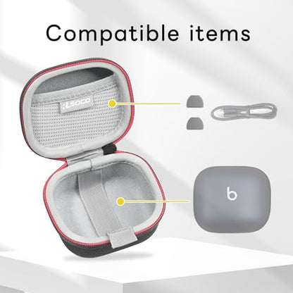 Carrying Case for Powerbeats Pro 2 - RLSOCO Case for Beats Powerbeats Pro 2 Wireless Bluetooth Earbuds - Black (Case Only) - color: Pro 2 Case Black