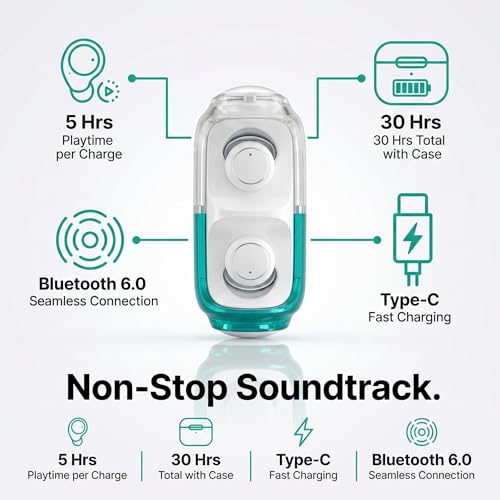 Ultra-Mini Sleep Earbuds for Side Sleepers, Bluetooth 6.0 Invisible Earphones with Fidget Toy Case, 30H Playtime, IPX5 Sweatproof, Touch Control for ASMR, Work, Commute & Travel - color: Khaki