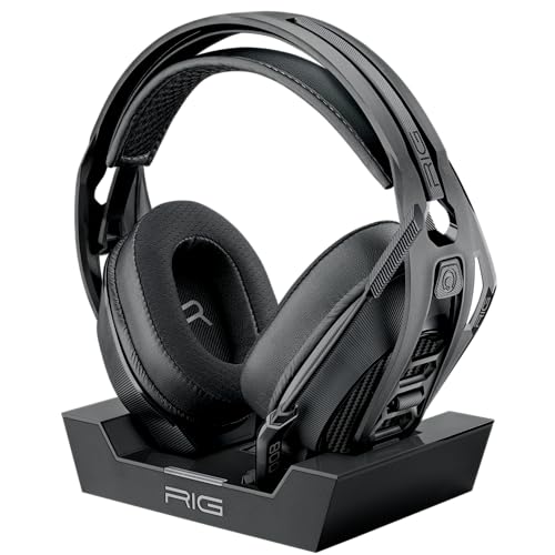 RIG 800 PRO HX Wireless Gaming Headset & Multi-Function Base Station Xbox | Officially Licensed for Xbox Series X|S, Xbox One, PC - Dolby Atmos 3D Audio - 60 Hour Battery - Flip-to-Mute Mic