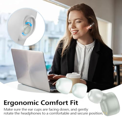 kurdene Wireless Earbuds Bluetooth 5.3 Light Weight in Ear Headphones | Premium Sound Bass Ear buds with Charging Case,Touch Control,Built in Mics Headset,Clear Calls for Sports Workout Light Blue - color: Light Blue