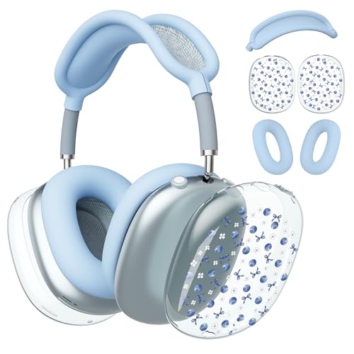 for AirPods Max Headphones Blueberry Ear Covers for AirPods Max 2 - color: Blueberry B/Blue