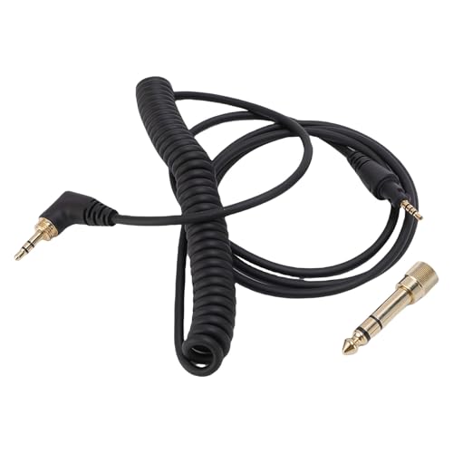 Audio Cable Replacement for DJ HDJ CUE1BT HDJ X5 X7 S7 Headphones, 6.35mm to 2.5mm Plug Headphone Sound Cable