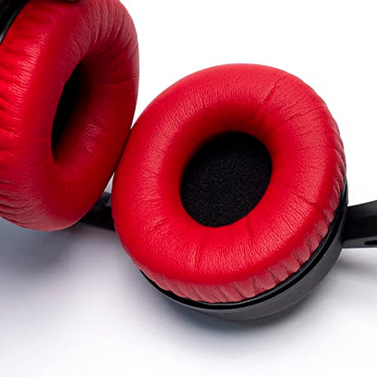 Ear Pads Headband Kit for Sennheiser HD25, HD250BT, HMD25, Red - color: Red